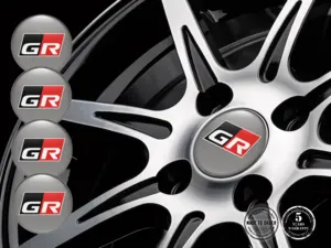 Toyota Pegatina de Silicona Logo Calcomanías de Rueda de Lujo